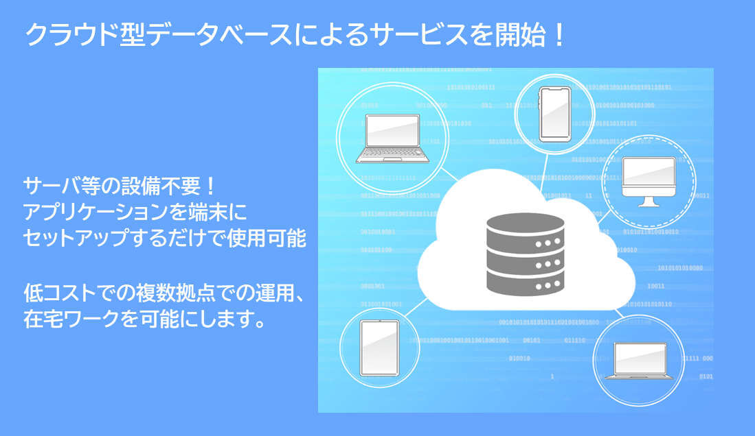 ビルジムはデータベースクラウド対応の賃貸管理ソフト